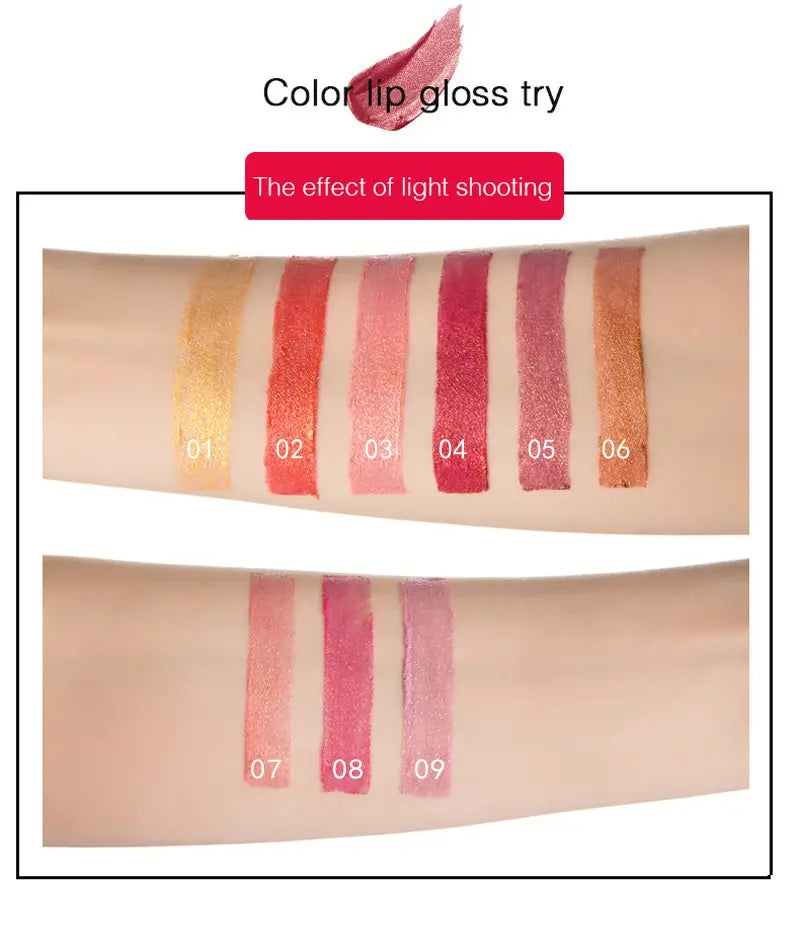 Color-Changing Metallic Pearlescent Gilded Lipstick