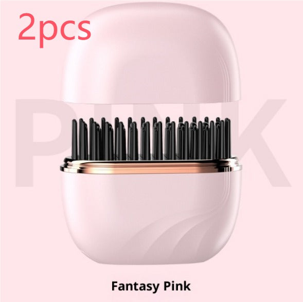 Mini Wireless Hair Straightening Comb