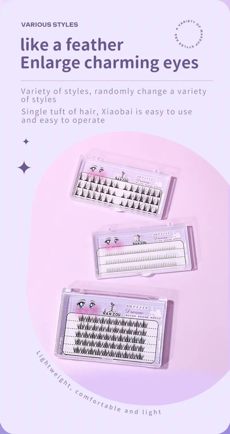Manga Cluster Lashes for Natural Anime Cosplay Look