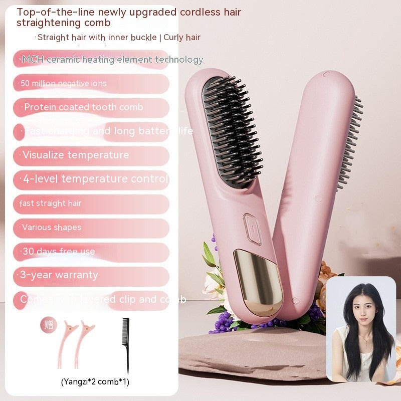 Dual-purpose Straightening Comb
