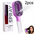 2in1 Spray Comb Hairbrush with Scalp Massage & Spray Bottle