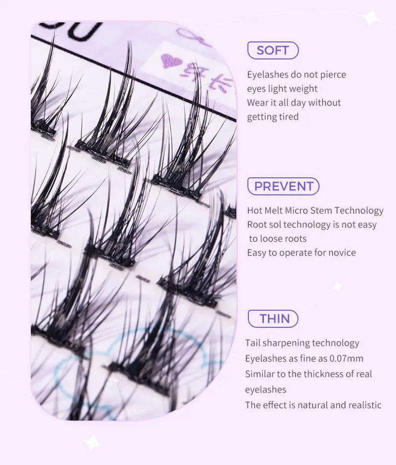 Manga Cluster Lashes for Natural Anime Cosplay Look