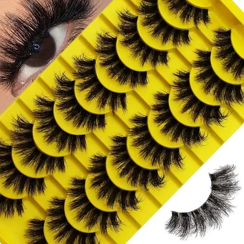 3D Multi-layer False Eyelashes 10 Pairs