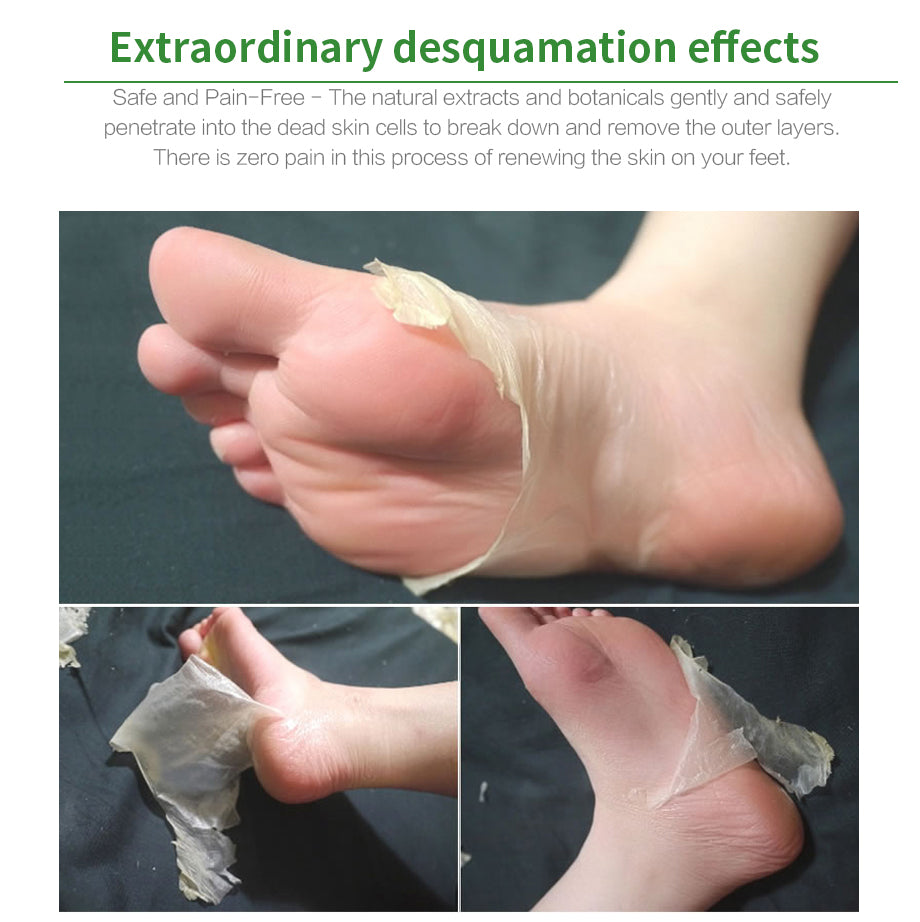 Moisturizing Foot Mask for Exfoliation and Care