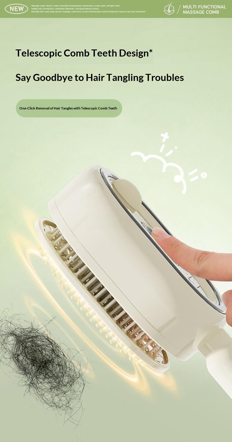 Electric Mist Spray Anti-Tangle Massage Comb