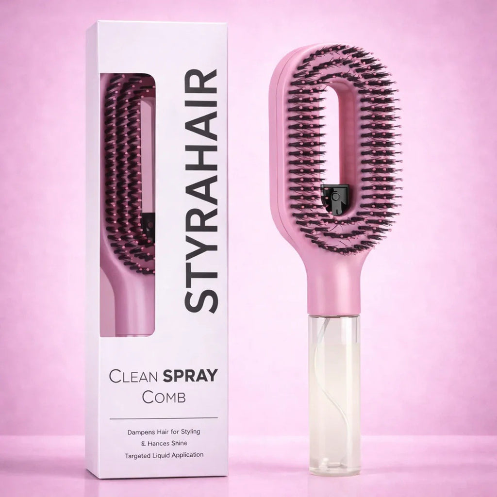 Mist Spray Slick Hair Comb for Frizz Control