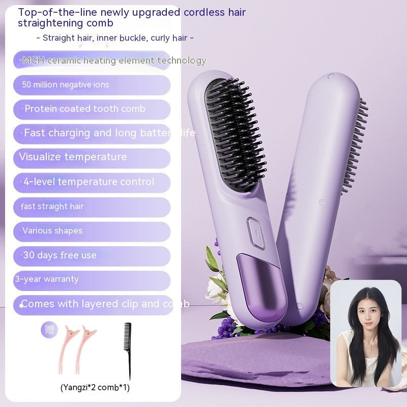 Dual-purpose Straightening Comb