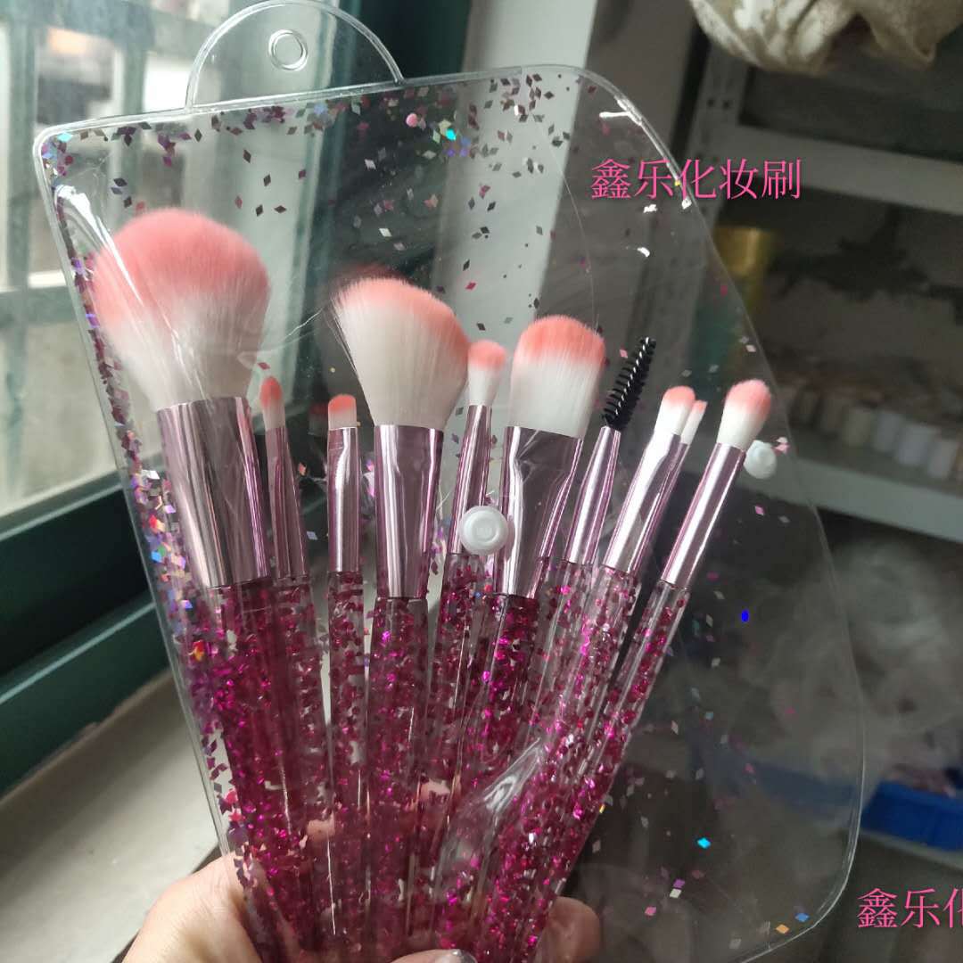 10-Piece Makeup Brush Set for Beauty and Blending