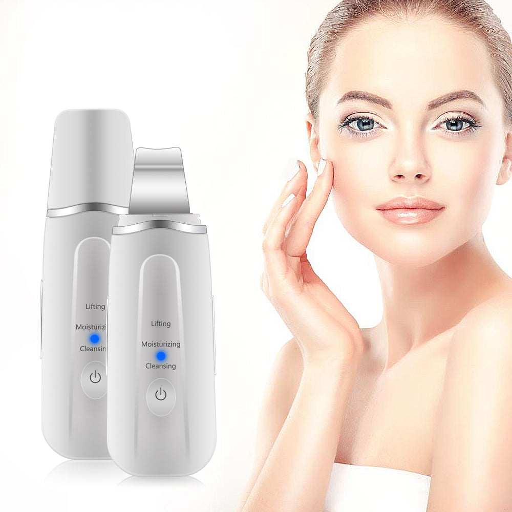 Ultrasonic Facial Cleanser with Pore Vacuum Device