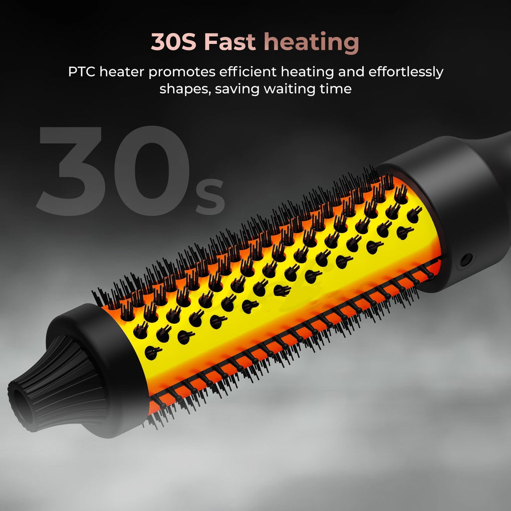 Hair Straightener & Curler Brush Dryer