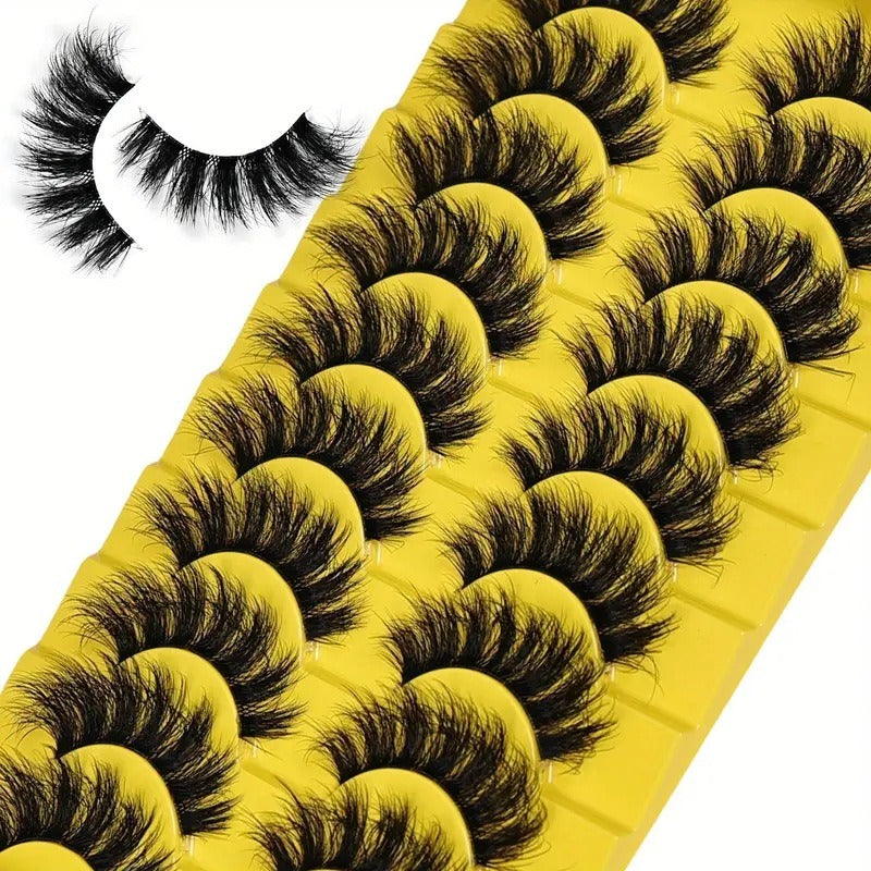 3D Multi-layer False Eyelashes 10 Pairs