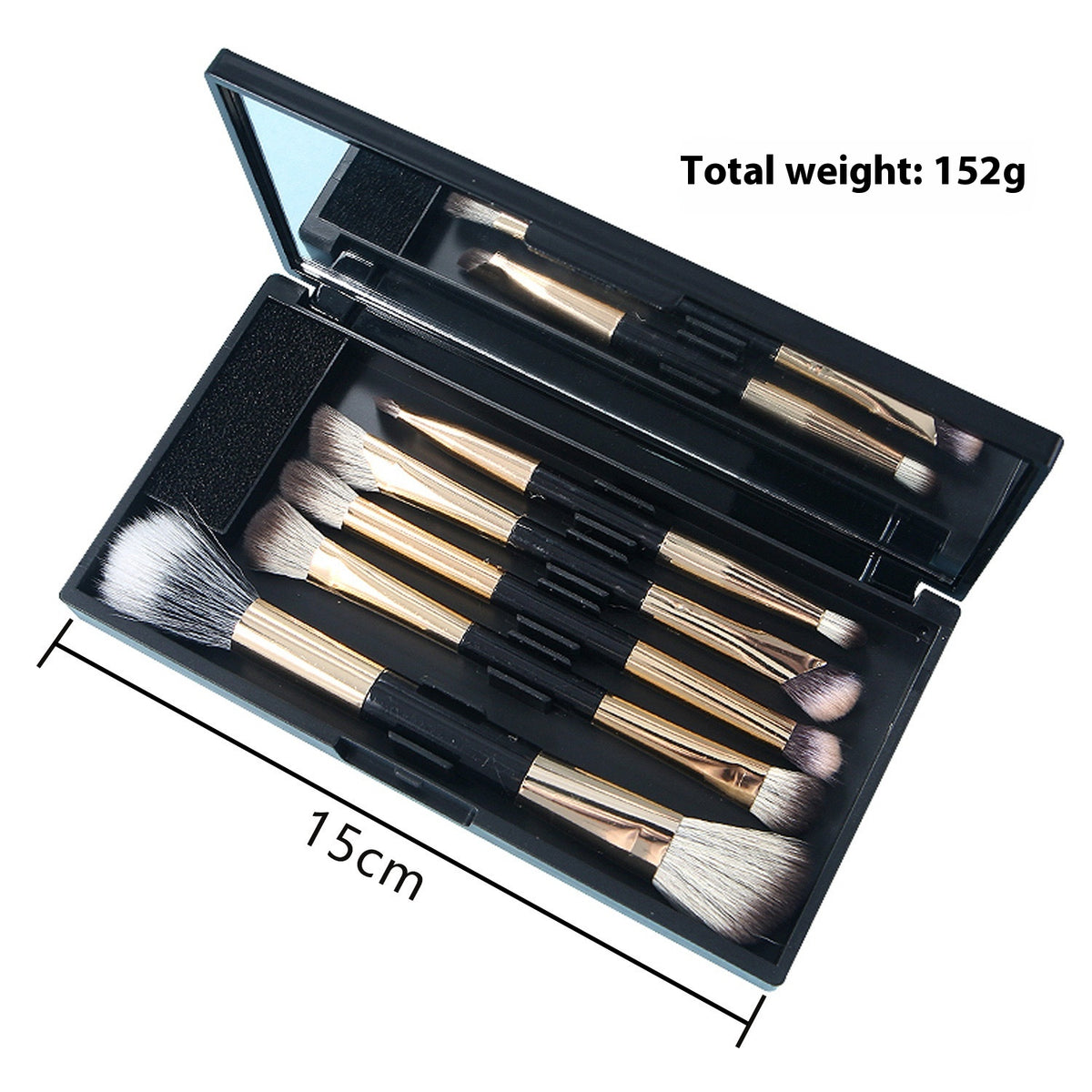 Mirror Makeup Brush Set