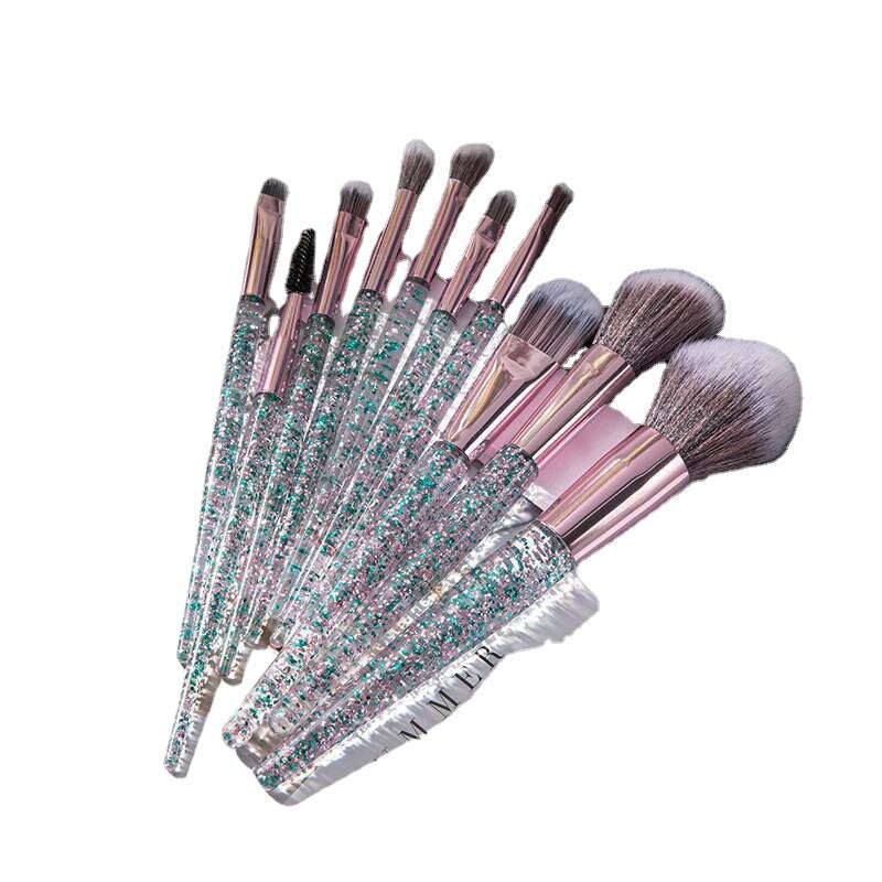 10-Piece Makeup Brush Set for Beauty and Blending