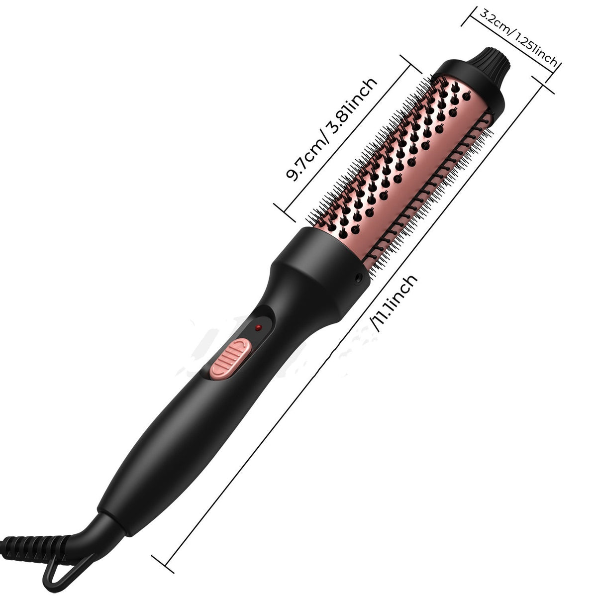 Hair Straightener & Curler Brush Dryer