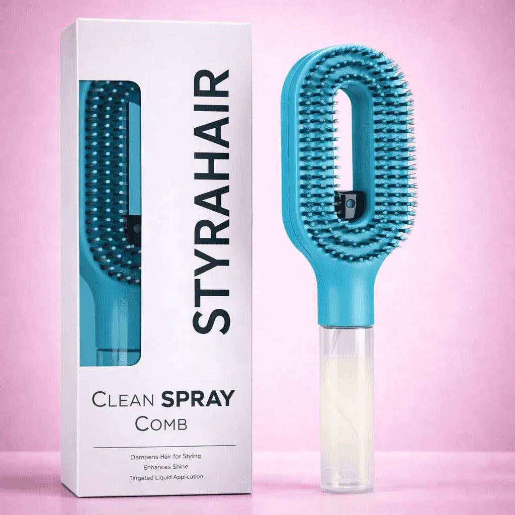 Mist Spray Slick Hair Comb for Frizz Control