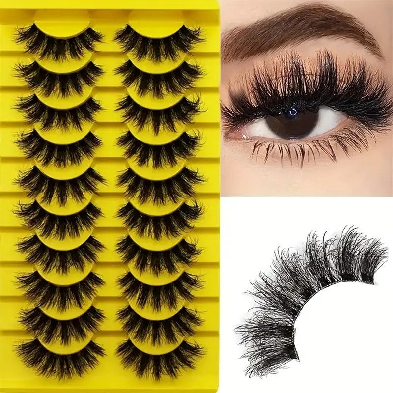 3D Multi-layer False Eyelashes 10 Pairs