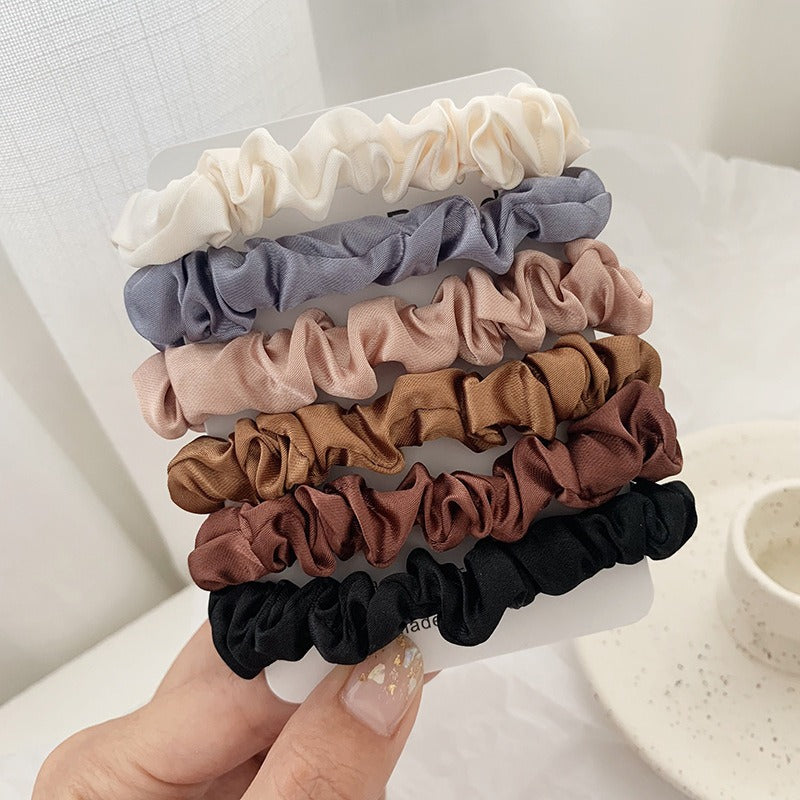 Colored Fabric Hair Ring