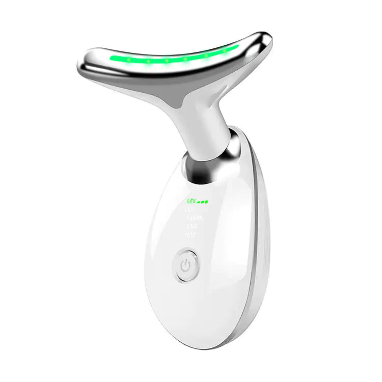 Beauty Facial Massager, 7 Color Wavy Acne Beauty Microcurrent Facial Device Skin Firming for Face Neck Beauty Device, — product image 3