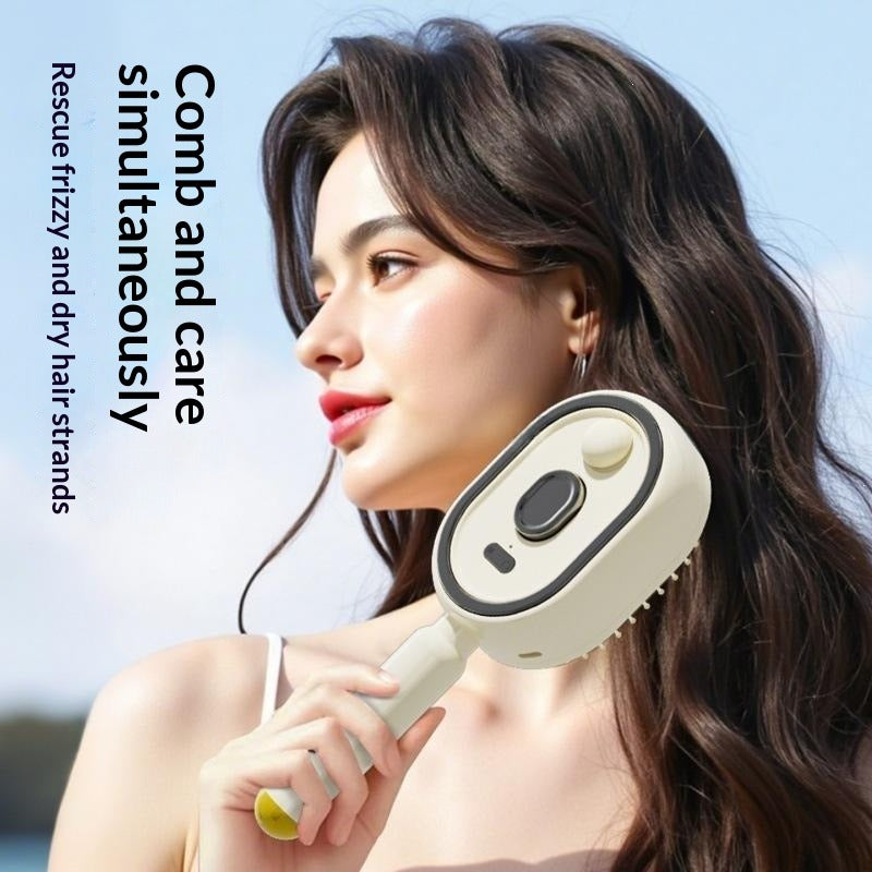 Electric Mist Spray Anti-Tangle Massage Comb