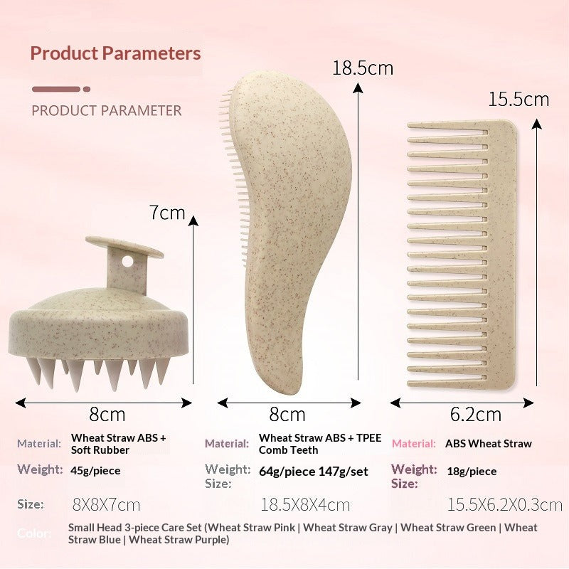 All-in-One Hair Care Set - Washing, Combing & Styling