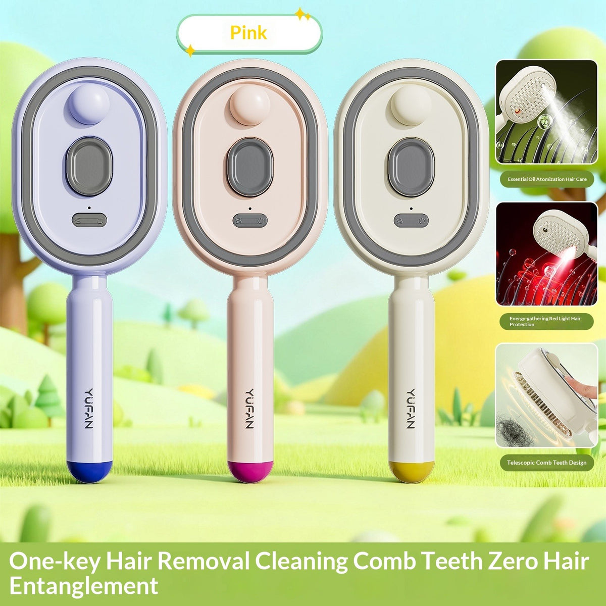 Electric Spray Airbag Massage Comb